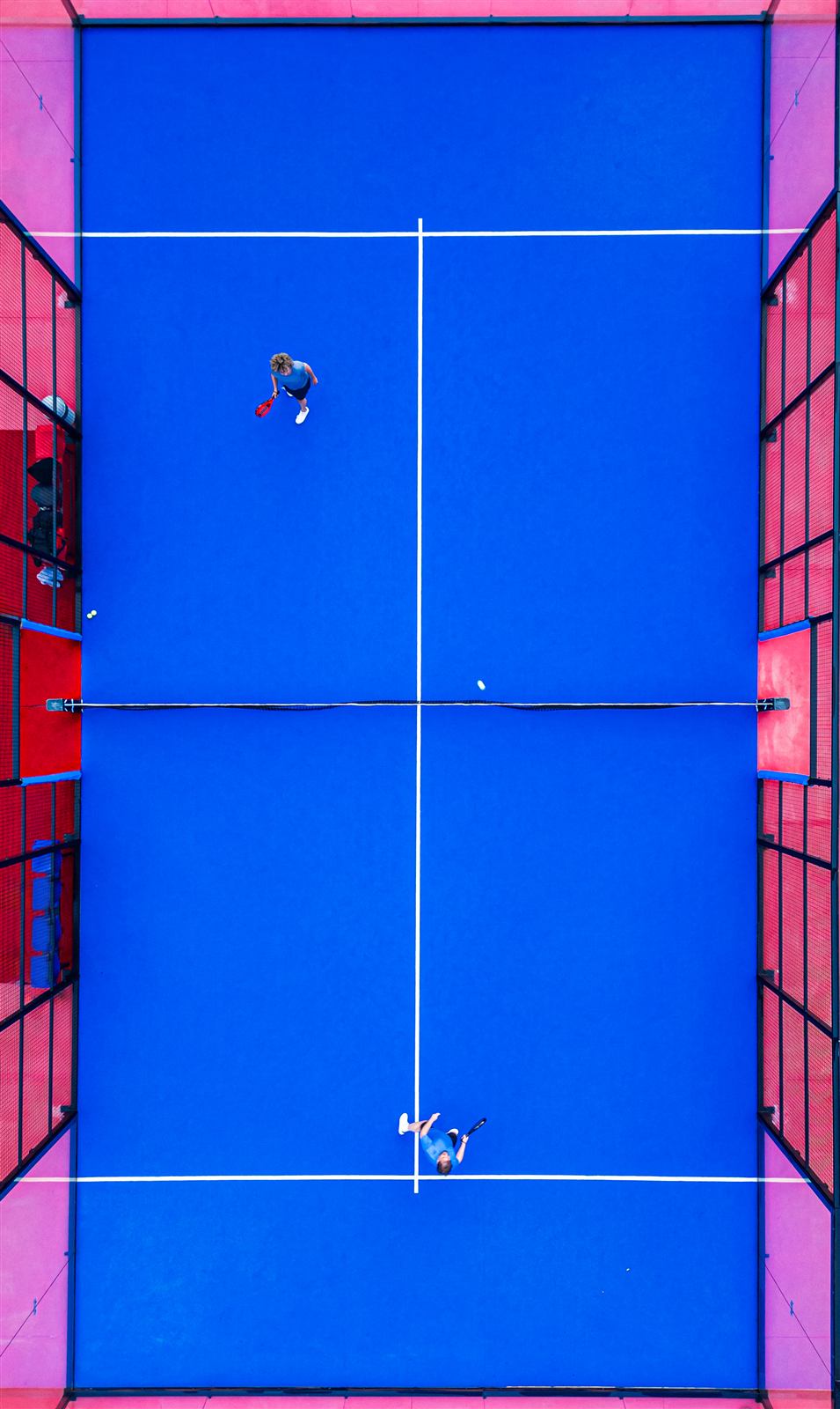 A court seen from above